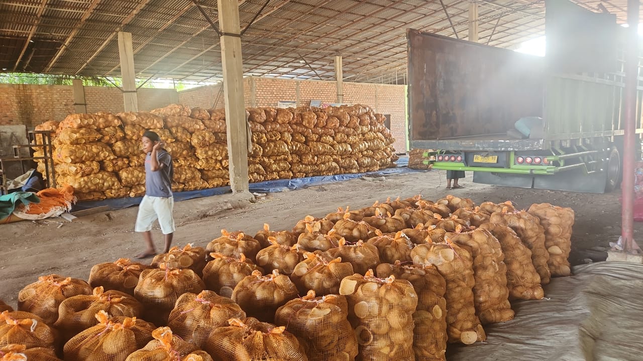 Copra production site and warehouse Indonesia